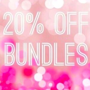 I’m offering today 20% to all Bundles of 2+ items 💜